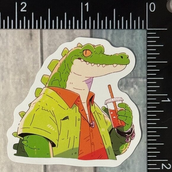 🌀10/$10🌀 Gator Reusable Waterproof Vinyl Sticker Decal - Picture 1 of 1
